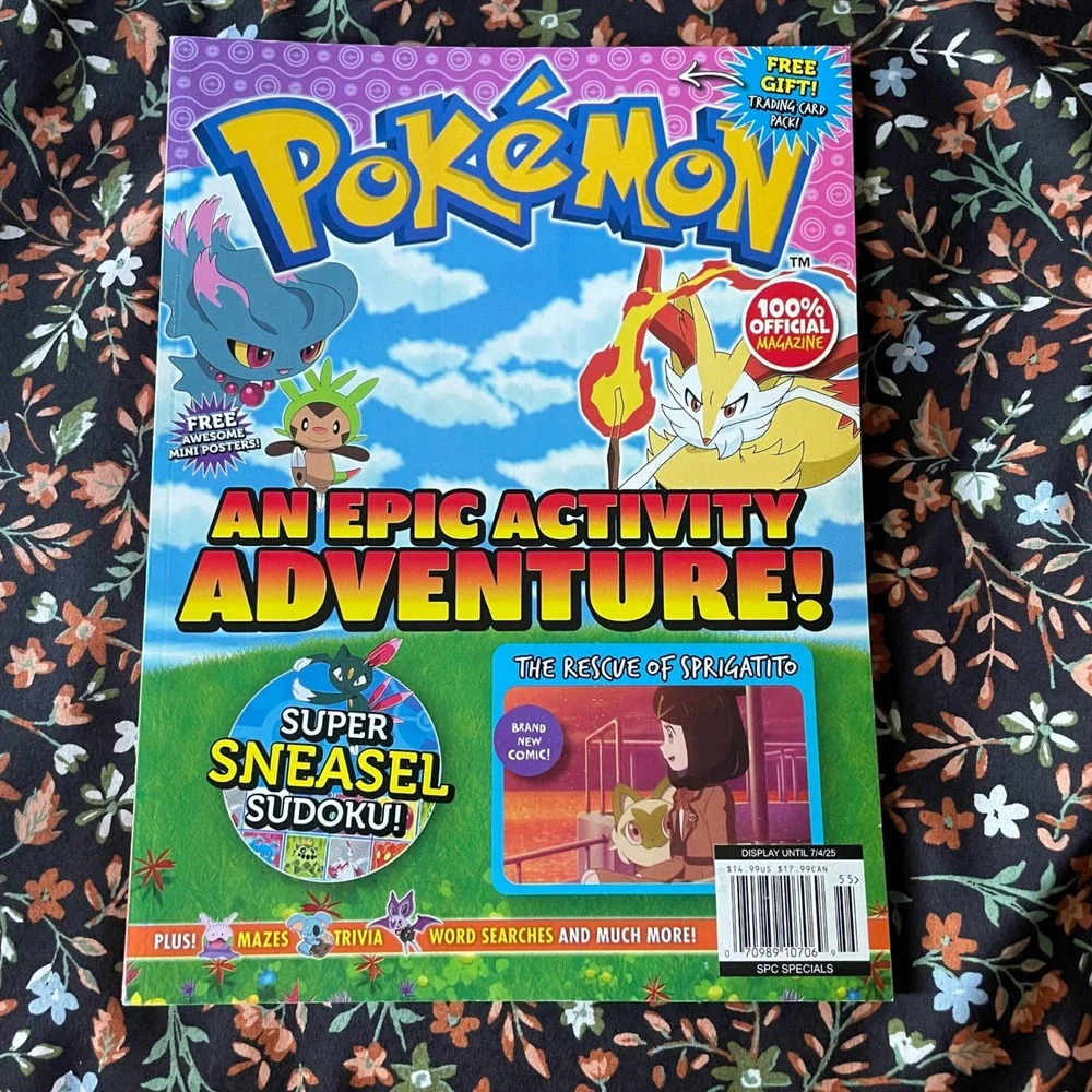Official Pokemon‎ Magazine Activity Adventure Comic Posters Puzzles SPC Specials